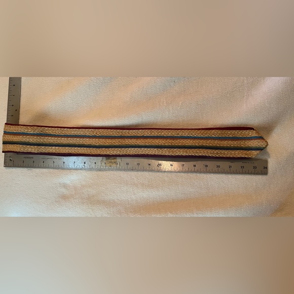 Jute / Cotton Stripe Sash - Picture 5 of 6